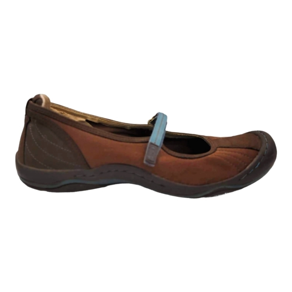 J41 Slip-On Sandals Brown Faux Suede Beachcomber Neoprene 9M